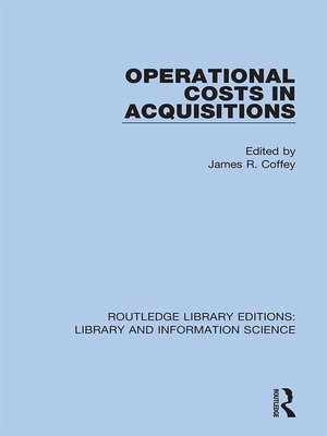 cover image of Operational Costs in Acquisitions